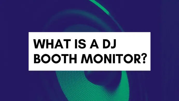 what is a DJ booth monitor?